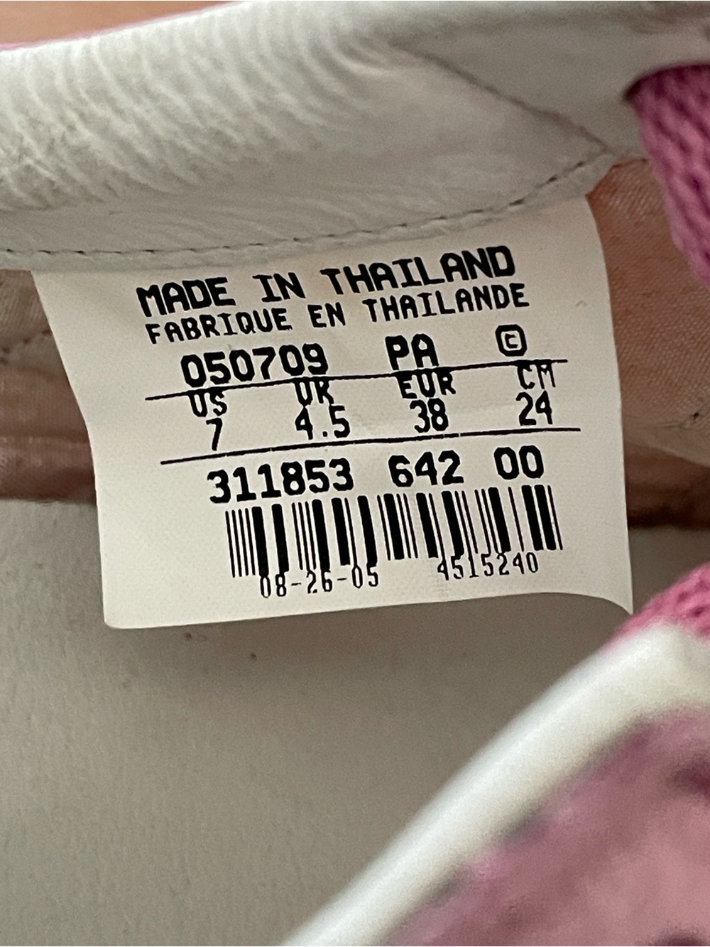 Nike Sprint Sister Women's Size 7 Lace Up Pink Running
Sneakers 311853-642 - Picture 11 of 11